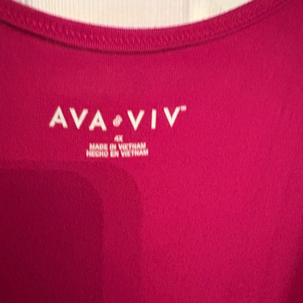 Ava & Viv Sleeveless Pink Maxi Dress - Picture 2 of 4